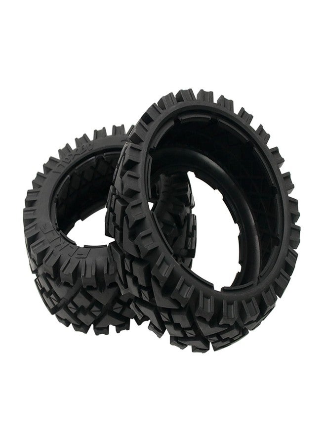 FLMLF All Terrain Wheel Tires Front Tyre Skin for 1/5 HPI ROFUN BAHA ROVAN KM Baja 5B SS Buggy Truck Rc Car Parts - Image 2